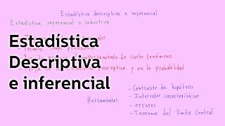 Estadística descriptiva e inferencial [upl. by Ynots]