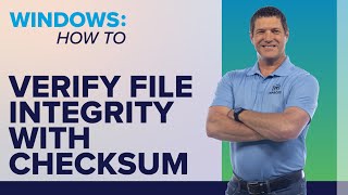 How to Verify File Integrity with Checksum using PowerShell [upl. by Adriell]