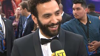 Aladdin Star Marwan Kenzari Thanks Fans For Dubbing Him Hot Jafar Exclusive [upl. by Hasty]