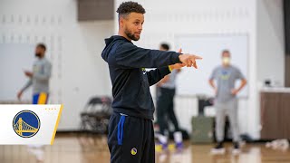 Stephen Curry Makes 103 Straight Threes at Warriors Practice [upl. by Singleton947]