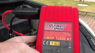 Ultimate Speed 2 in 1 Jump Starter with Power Bank Lidl [upl. by Gannie774]