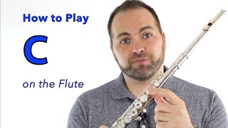 Beginner Flute Lesson 7  How to Play C [upl. by Harpp]