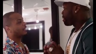 TI Confronts 50 Cent About Money He Owes [upl. by Zetrom]