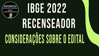 Matemática para o IBGE 2022  recenseador [upl. by Uel633]