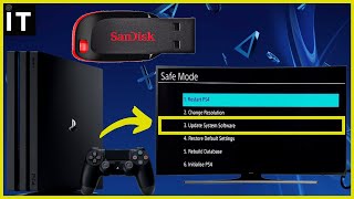 How To Update PS4 With USB Flash Drive Working Method [upl. by Allecram]