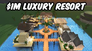 BUILDING A 1M LUXURY RESORT in BLOXBURG [upl. by Janerich]