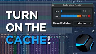 Performance Issues Check your Cache Settings StudioOne [upl. by Hedva]