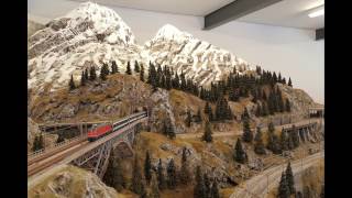 Schweizer Alpenbahn  aus der Sicht des Lokführers [upl. by Nilrah]