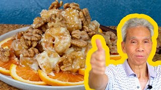 🍤 Honey Walnut Shrimp 蜜汁合桃虾  Preserving my dads recipe [upl. by Englebert]