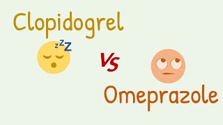 Clopidogrel vs Omeprazole  Drug Interaction [upl. by Frissell]