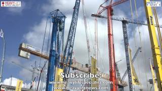 Spierings Mobile Tower Crane SK597AT4 [upl. by Eidur]