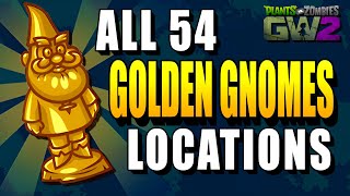 Plants Vs Zombies Garden Warfare 2 All 54 Golden Gnome Locations The Guide Everyone Else Followed [upl. by Mailliw]