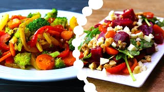 8 Healthy Vegetable Recipes For Weight Loss [upl. by Jonina]