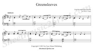 Greensleeves  Piano [upl. by Sousa435]