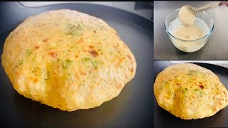 Garlic Paratha Recipe with Liquid Dough in 5 mins  No rolling No Kneading Paratha Life N More [upl. by Yulma]