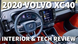 2020 Volvo XC40 Review Interior amp Tech [upl. by Raknahs950]