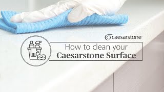 How to Clean Your Caesarstone [upl. by Sirrep]