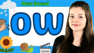 Phonics OW sound full lesson digraph [upl. by Ettecul]