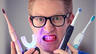 THE BEST TOOTHBRUSH For PLAQUE GUM DISEASE BRACES ELECTRIC ORALB vs SONICARE vs BURST Review [upl. by Anilet]