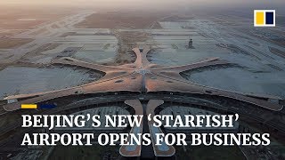 Beijings new US11 billion airport has opened [upl. by Alidis616]