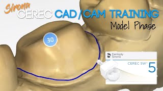 Sirona CEREC 513 CADCAM Dental Training  Model Phase [upl. by Dace]