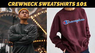 How To Style Crewneck Sweatshirts [upl. by Cirded]