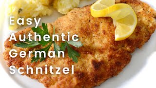 How to Make an Easy Authentic German Schnitzel [upl. by Yttiy]