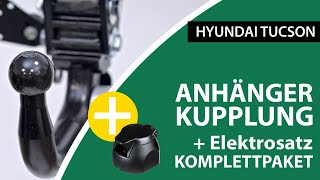 Anhängerkupplung abnehmbar HYUNDAI TUCSON  GDW Komplettsatz  Montage von Rameder [upl. by Banwell]