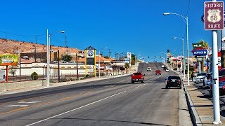 Driving Route 66 thru Downtown Barstow [upl. by Cynthla]