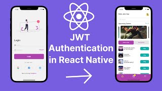 Login Authentication Tutorial in React Native  JWT Authentication  AsyncStorage [upl. by Dnomso]