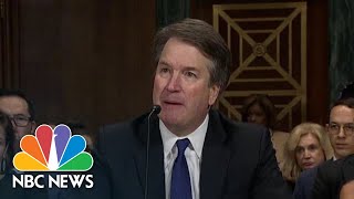 Brett Kavanaugh Sometimes I Had Too Many Beers  NBC News [upl. by Tterab887]