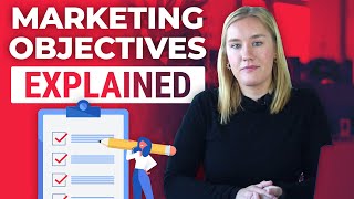 Marketing Objectives Explained  10 Examples [upl. by Ylatan]