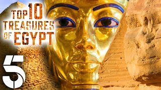 Top 10 Treasures Of Egypt  History Documentary  Channel 5 AncientHistory [upl. by Enorel]