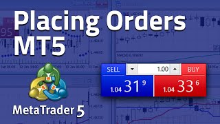 How to Place Orders on MetaTrader 5 [upl. by Snah]