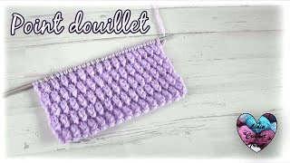 Point Douillet Tricot Relief 3D quotLidia Crochet Tricotquot [upl. by Yrffej565]