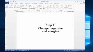 How to create a Thank You card in MSWord [upl. by Yrrad400]