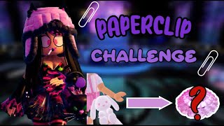 Paperclip Challenge  ROBLOX Royale High [upl. by Bert]