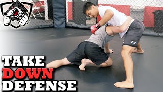 Takedown Defense to Guillotine Choke MMA Setup [upl. by Hallerson]