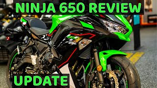 2022 Kawasaki Ninja 650 Review amp Ride After 1K Miles [upl. by Verlee]