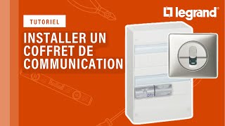 Comment installer un coffret de communication Full Media Legrand tout RJ45 [upl. by Wesla]