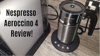 Nespresso Aeroccino 4 Milk Frother Review  Worth upgrading from the Aeroccino 3 [upl. by Nennarb]