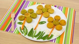 Polpette tricolore alla farina di ceci [upl. by Baumann]