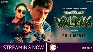 Valimai FULL MOVIE Tamil  ZEE5 Streaming Now  Ajith Kumar  Kartikeya  H Vinoth  Yuvan Bay View [upl. by Ahilam]