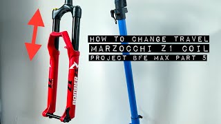 How To Change Travel Marzocchi Z1 Coil  Project BFe Max Part 5 [upl. by Ervin]