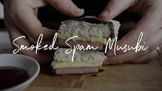 Smoked Spam Musubi on the Yoder Smokers YS640s Pellet Grill [upl. by Anaderol]