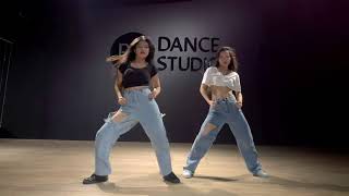 Buttons jojo gomez choreo dance cover by me and cordy yong [upl. by Adoh747]