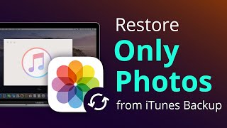 How to Restore Only Photos from iTunes Backup to iPhone 4 Easy Steps [upl. by Travers793]