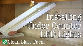 Installing Under Counter LED Lighting [upl. by Oicirbaf]