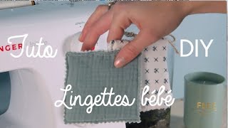 DIY Lingettes bébé couture  La Cigogne Française [upl. by Enhpad]