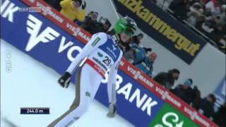 Peter Prevc Skiflug WM Kulm 2016 244m  HR ORF [upl. by Hayley]